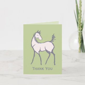 Tarjeta De Agradecimiento Gracias, Baby Foal Card