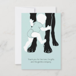 Tarjeta De Agradecimiento Gracias Baby Shower