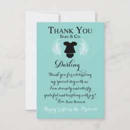 Tarjeta De Agradecimiento Gracias Baby Shower