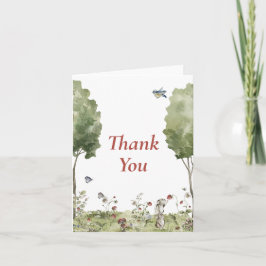 Tarjeta De Agradecimiento Gracias Baby Shower de verano de fresa de flores s