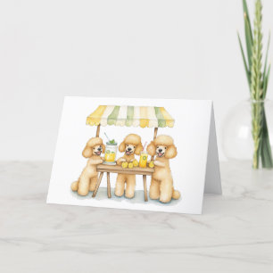 Tarjeta De Agradecimiento Gracias, base de lemonade para perros de cartón es