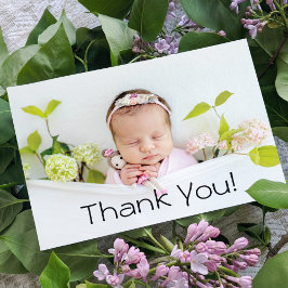Tarjeta De Agradecimiento Gracias bebé regalo Baby Shower moderno recién nac