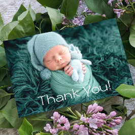 Tarjeta De Agradecimiento Gracias bebé regalo Baby Shower moderno recién nac