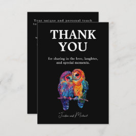 Tarjeta De Agradecimiento 🌈 Gracias boda de Unidad Eterna LGBTQ