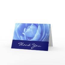 Gracias, boda, rosa azul