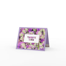 Gracias Bonitos Flores Purple Bold Text
