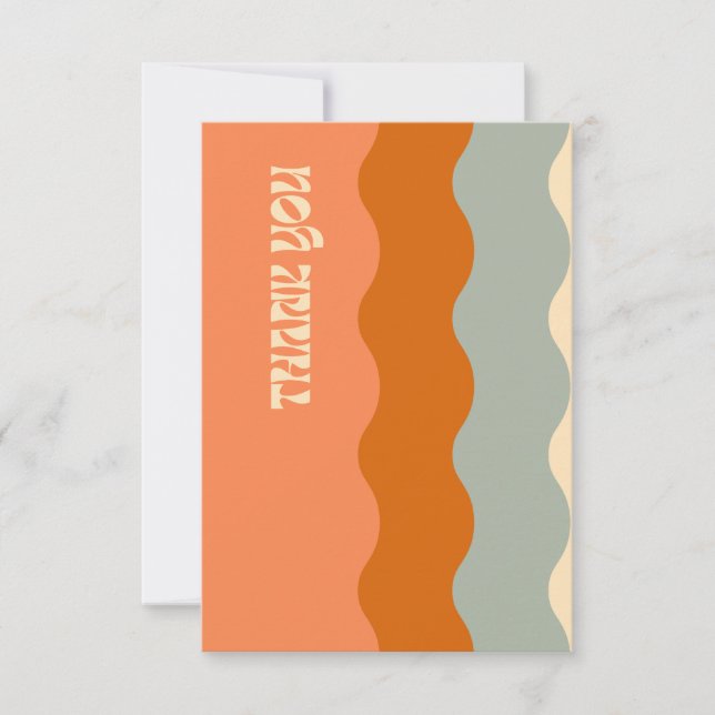 Tarjeta De Agradecimiento Gracias - Brillante (Anverso)