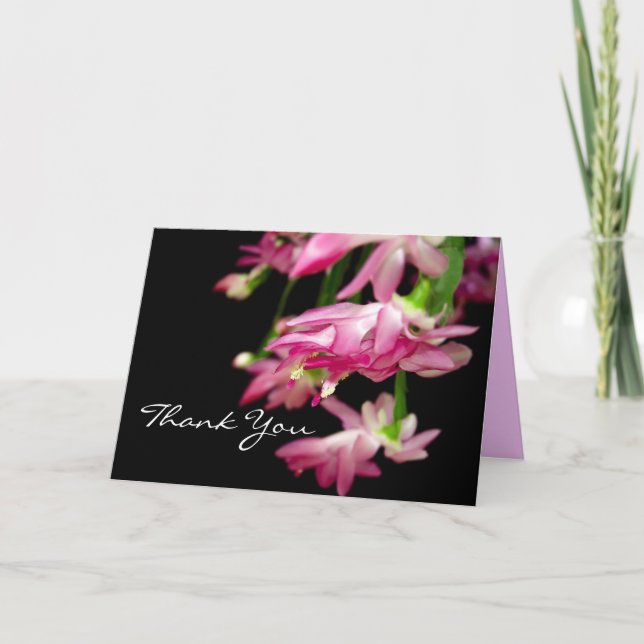 Tarjeta De Agradecimiento Gracias Cactus Card (Anverso)