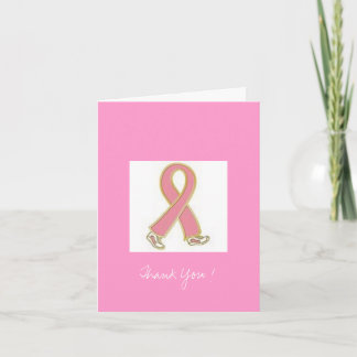 Tarjeta De Agradecimiento Gracias, cáncer de mama