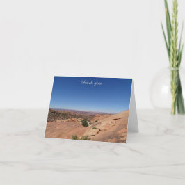 Tarjeta De Agradecimiento Gracias - Canyonlands