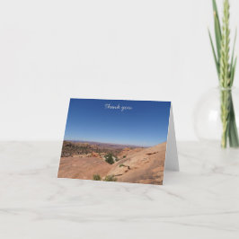 Tarjeta De Agradecimiento Gracias - Canyonlands