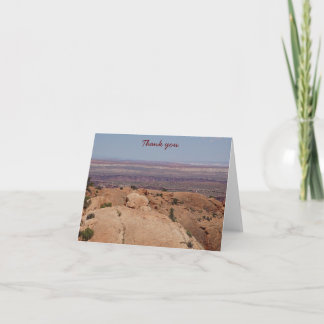 Tarjeta De Agradecimiento Gracias - Canyonlands