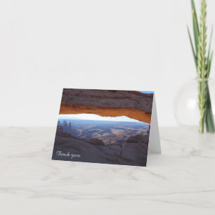 Tarjeta De Agradecimiento Gracias - Canyonlands