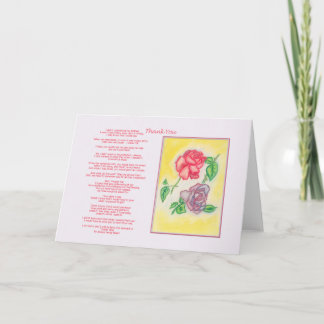 Tarjeta De Agradecimiento Gracias cardar