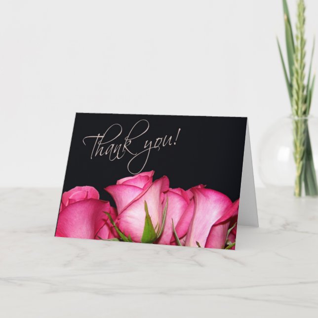 Tarjeta De Agradecimiento Gracias cardar (Anverso)