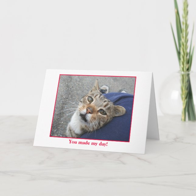 Tarjeta De Agradecimiento Gracias cardar (Anverso)