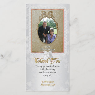 Tarjeta De Agradecimiento Gracias cardar con la foto