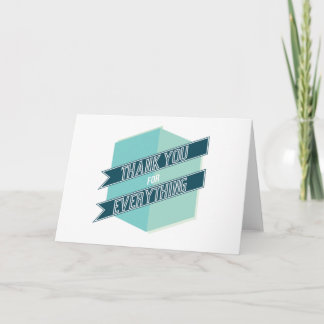 Tarjeta De Agradecimiento Gracias cardar - estilo geométrico moderno