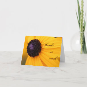 Tarjeta De Agradecimiento Gracias cardar--Girasol