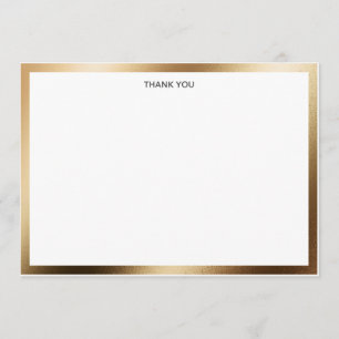 Tarjeta De Agradecimiento Gracias cardar la frontera del oro