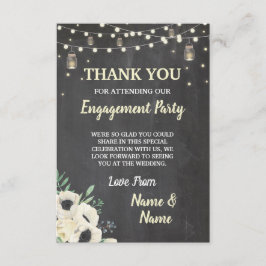 Tarjeta De Agradecimiento Gracias cardar la tiza de las luciérnagas del