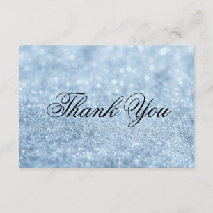 Tarjeta De Agradecimiento Gracias cardar - LitBlue Glit fabuloso