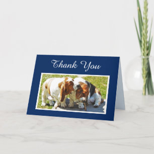 Tarjeta De Agradecimiento "Gracias" cardar perros de afloramiento de w/Cute