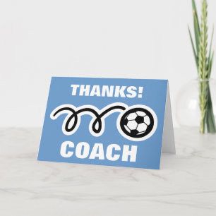 Tarjeta De Agradecimiento Gracias cardar por coche del fútbol