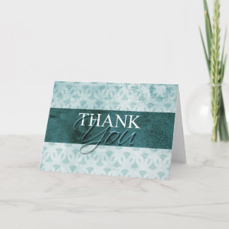 Tarjeta De Agradecimiento Gracias Cartas en blanco dentro del diseño artísti