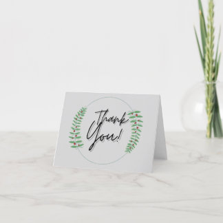 Tarjeta De Agradecimiento Gracias Cartas, interior en blanco