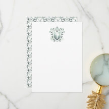 Gracias Cartas Sage Green Escudo & Cross