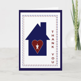 Tarjeta De Agradecimiento Gracias - cónyuge militar/MilSpouse