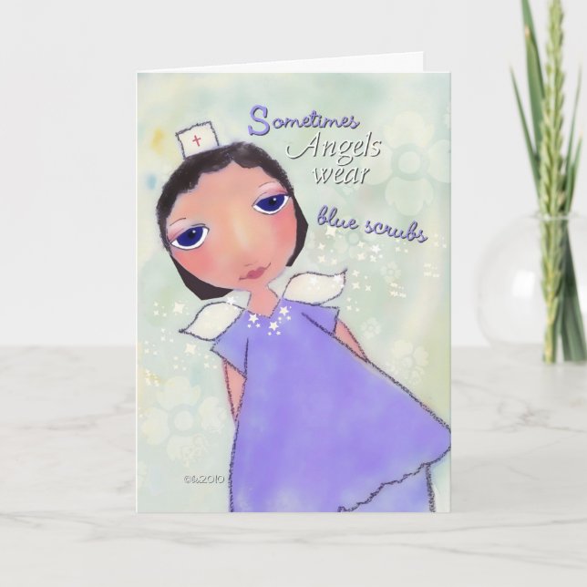 Tarjeta De Agradecimiento gracias cuidador por cuidar al paciente (Anverso)