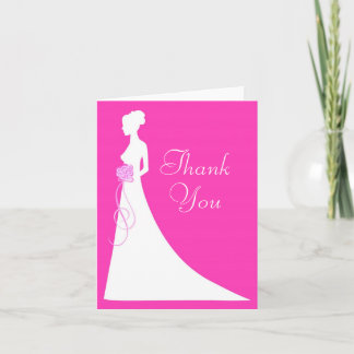 Tarjeta De Agradecimiento Gracias de la Novia