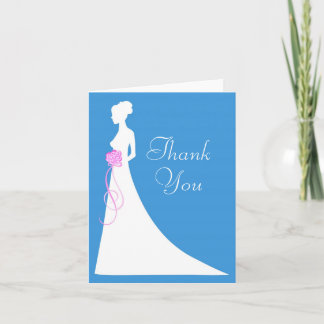 Tarjeta De Agradecimiento Gracias de la Novia