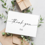 Tarjeta De Agradecimiento Gracias de marca moderna<br><div class="desc">Pequeñas empresas gracias a las tarjetas. Gracias de hoy.</div>