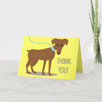 Tarjeta De Agradecimiento Gracias! De perro