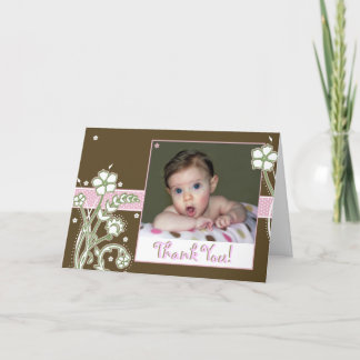 Tarjeta De Agradecimiento ¡Gracias del bebé!