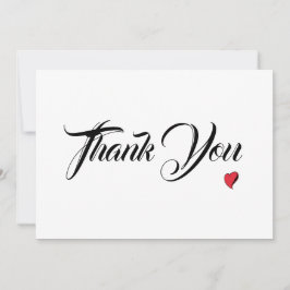 Tarjeta De Agradecimiento Gracias desde el corazón