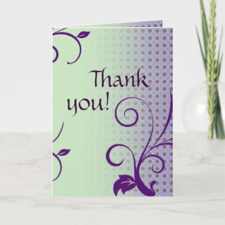 Tarjeta De Agradecimiento ¡Gracias - diseño oriental - todo el