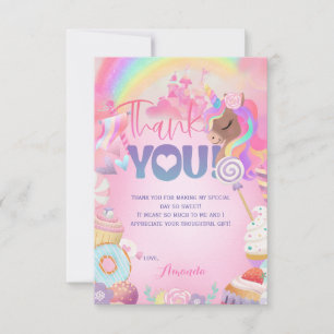 Tarjeta De Agradecimiento Gracias, dulce cumpleaños