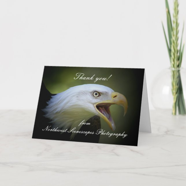 Tarjeta De Agradecimiento ¡Gracias! , el Scenescape más fromNorthwest… (Anverso)