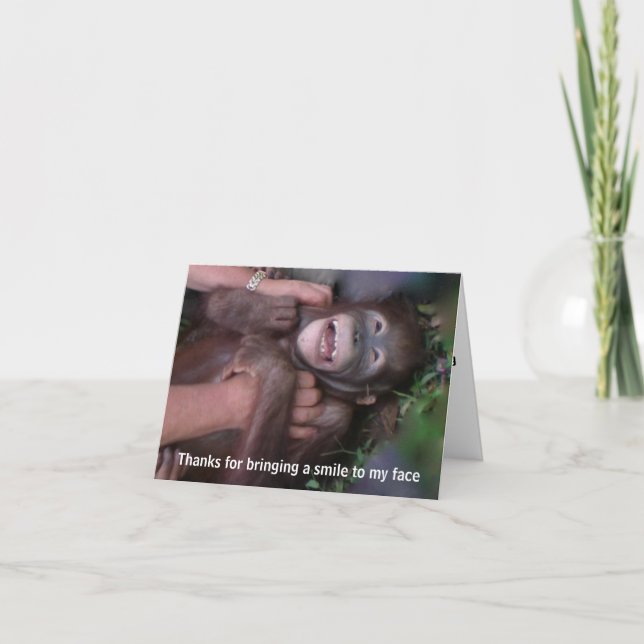 Tarjeta De Agradecimiento Gracias en un momento difícil (Anverso)