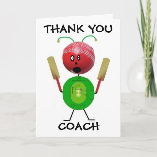 Tarjeta De Agradecimiento Gracias entrenador de curling