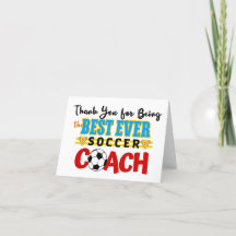 Gracias entrenador de fútbol