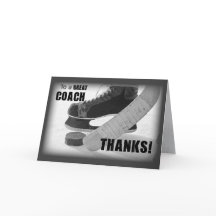 Gracias entrenador de hockey