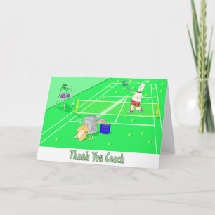 Tarjeta De Agradecimiento gracias entrenar
