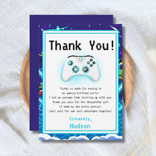Tarjeta De Agradecimiento ¡Gracias, Epic Gamer Cumpleaños Crítico!