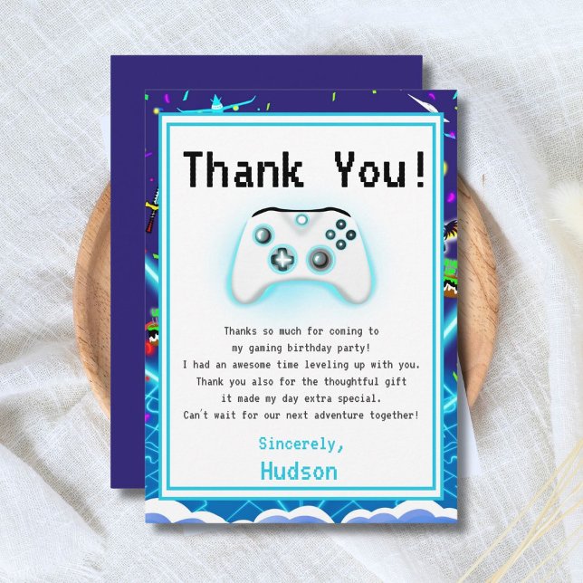 Tarjeta De Agradecimiento ¡Gracias, Epic Gamer Cumpleaños Crítico! (Subido por el creador)