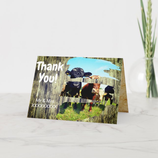 Tarjeta De Agradecimiento Gracias Farm (Anverso)